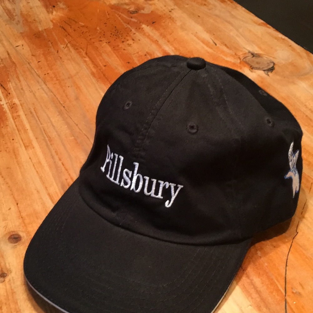 Pillsbury doughboy cap hat black embroidered